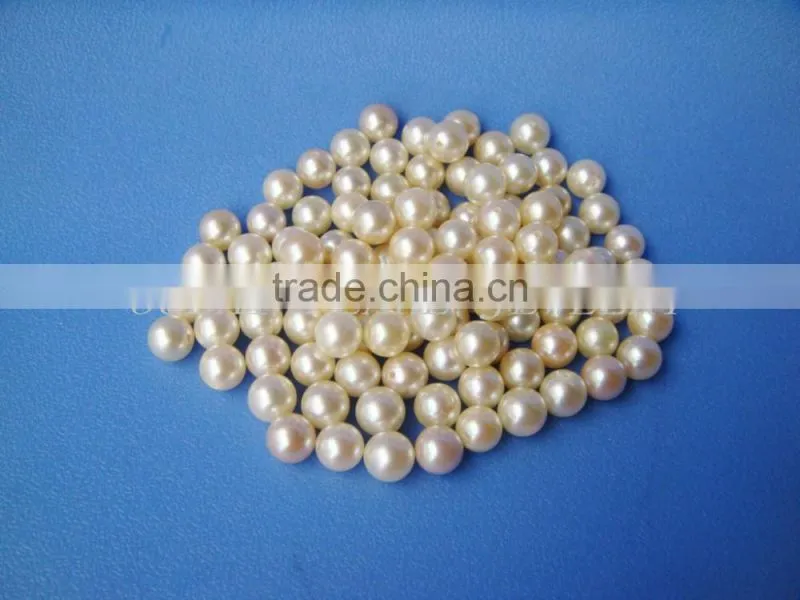 white AAA grade wholesale loose Akoya pearls size 7-7.5mm
