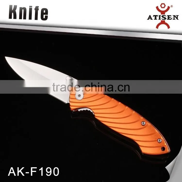 Unique Design Folding Tactical Camping Knife With Aluminium Handle