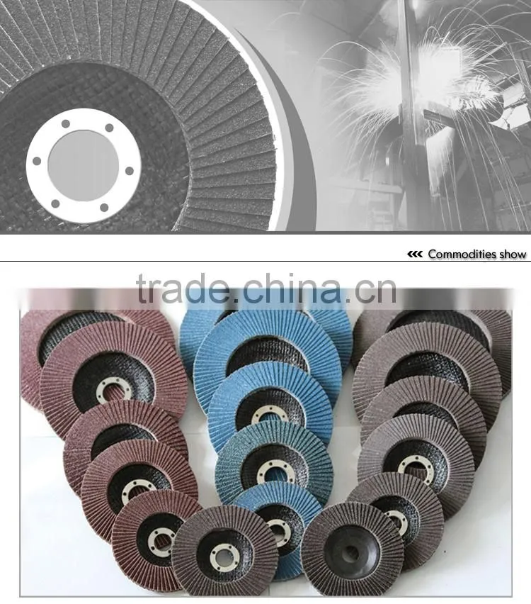 115mm zinc oxide flap disc machine,stainless steel grinding disc