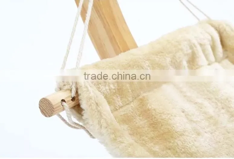 Cat Hammock with Wooden Frame /Wooden hammock with canopy
