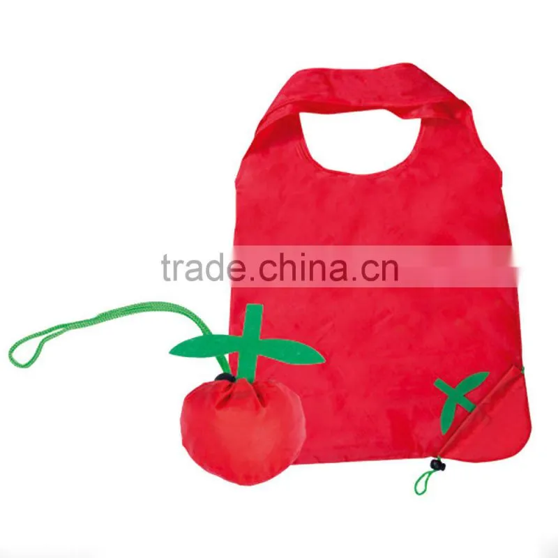 Promotional Reusable polyester foldable beach bag wholesale nylon foldable shopping bag