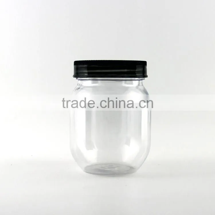 10OZ Plastic Material and AS Plastic Type mason jars