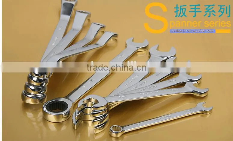 6 pcs ANSI CR-V combination wrench set ,6 pcs metric combination wrench set,6 pcs anti-rust combination wrench set