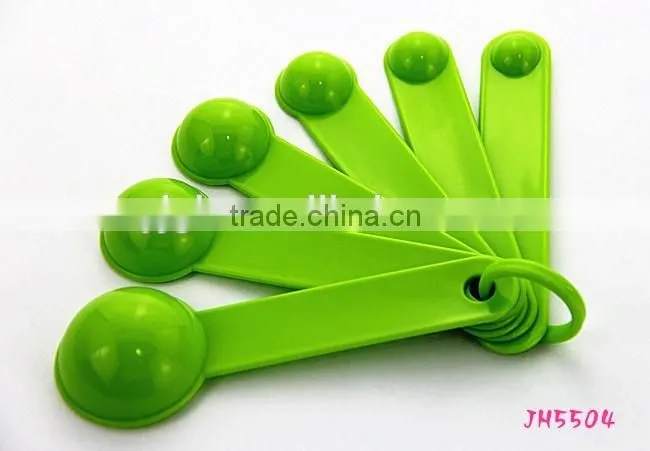 JH5504 New design colorful plastic measuring spoon