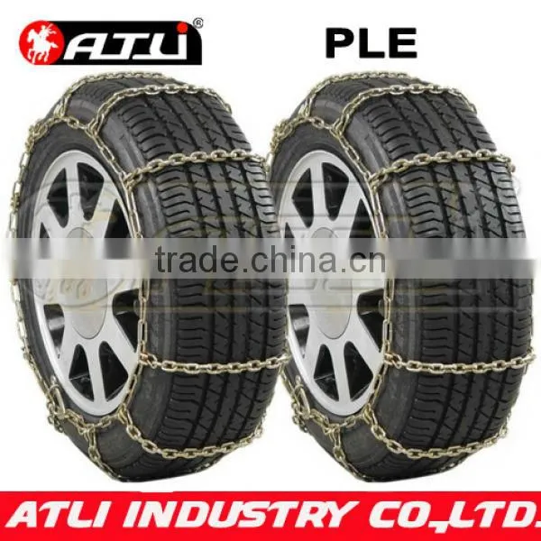 Zinc plated snow tire anti skid chains for passenger car