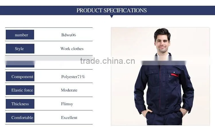 Work Clothing For Work Uniform Of Engineer Work Wear Suit