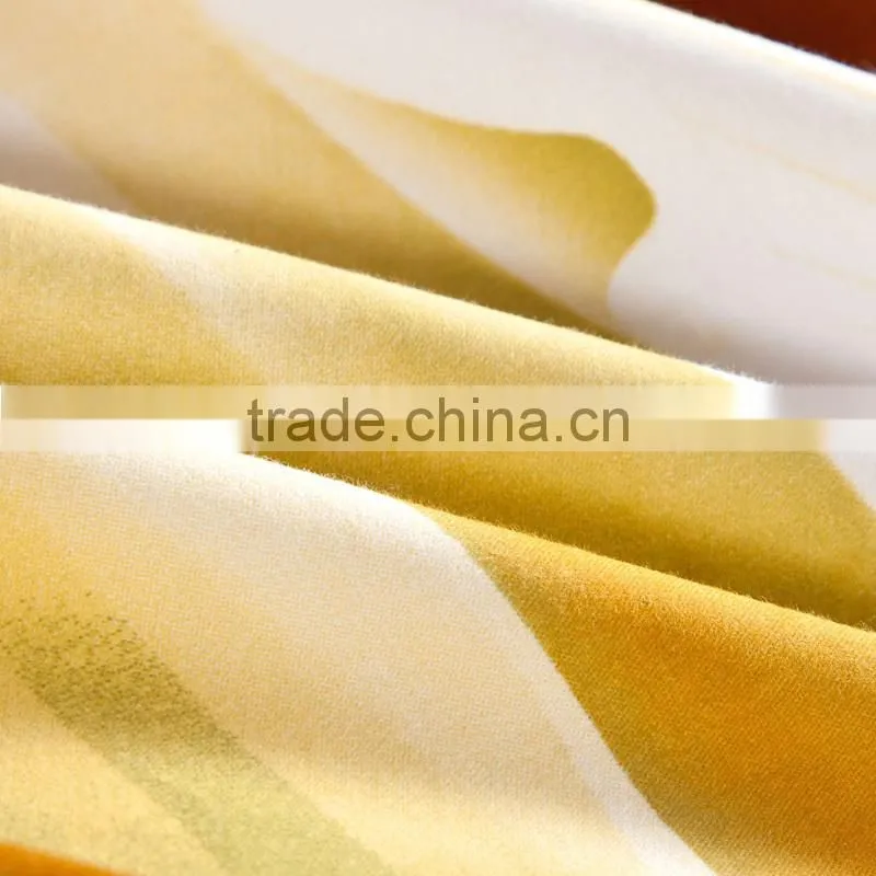 100% cotton brushed fabric for bedding set