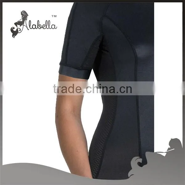 Black zipper tank top women's tight tank top