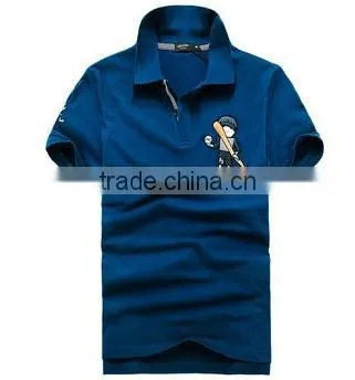 Wholesale Cloth Factory Men's Plain Custom Embroidery High Quality 100% Cotton Men's polo shirts