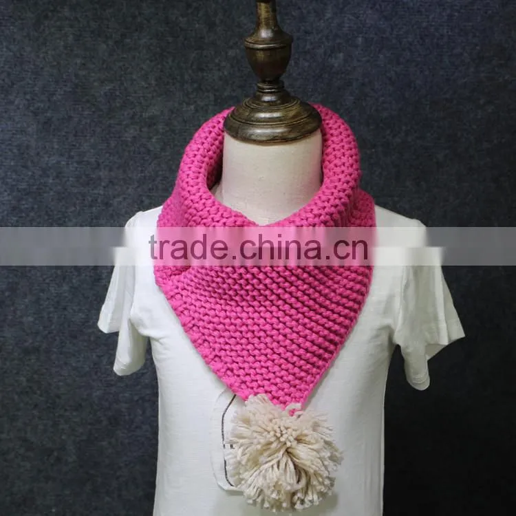 Fashion lovely all Acrylic soft comfortable small kitting children neckerchief