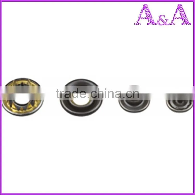 2016 hot sale metal snap button for leather