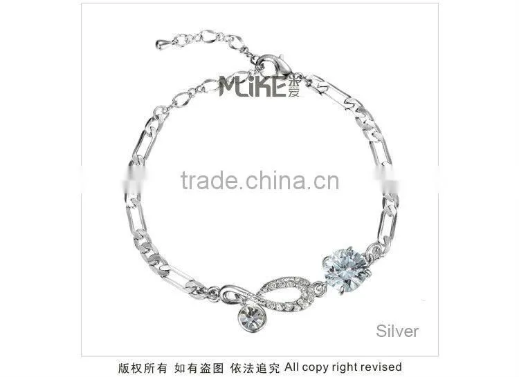 925 silver bracelet with Crystal M3009