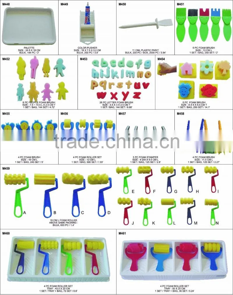 2pcs eva foam Geometry stamp