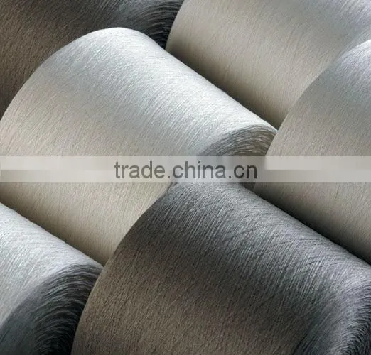 100% 60NM/1 long fiber weft spun Line yarn
