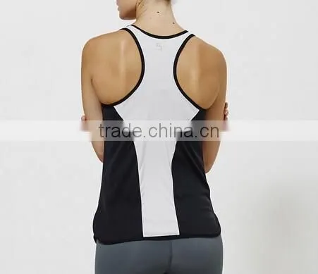 OEM New Sexy Young Stripe Sleeveless Women Sport Tank Top
