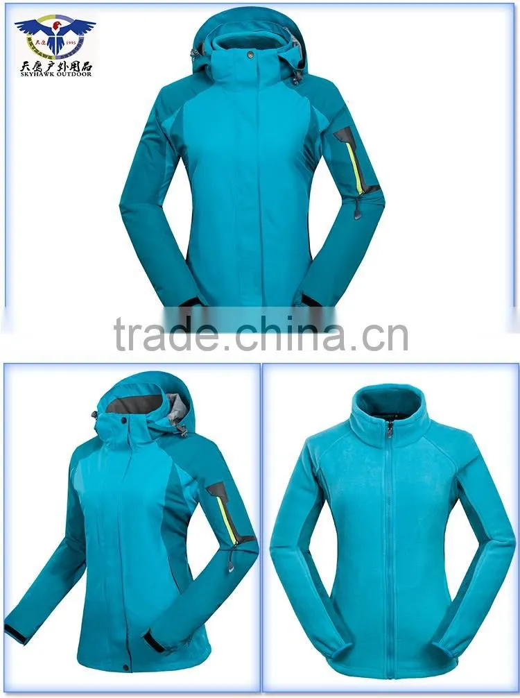 100% Polyester China Exporter Waterproof Woman Jacket In a Bag