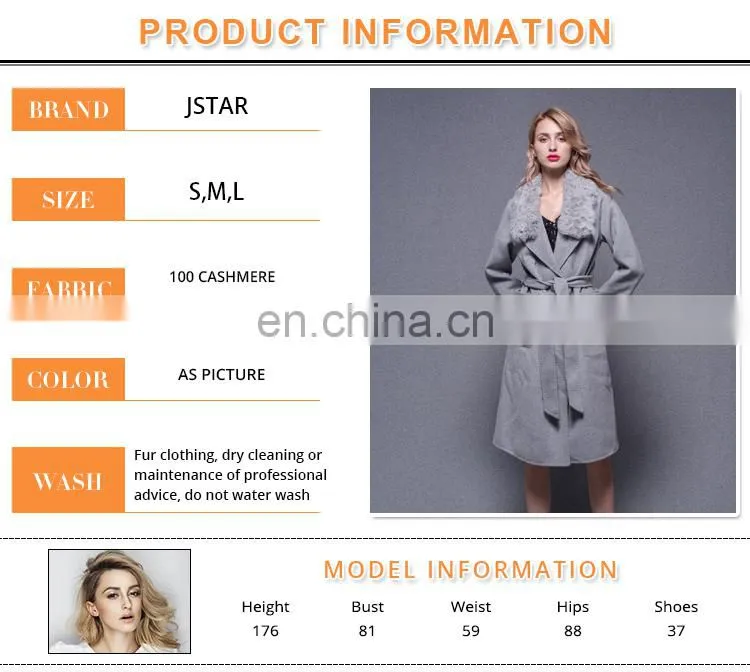 High-end new winter long sleeve double-sided cashmere coat wool coat coat