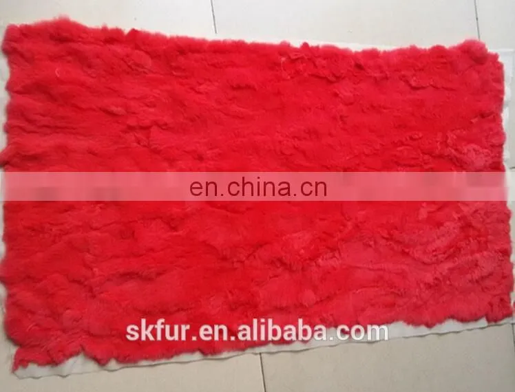 Factory direct supply rex rabbit fur plate with low price