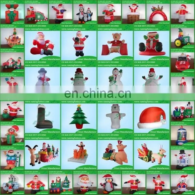 Outdoor Christmas Inflatable Angel Playing Trumpet, Fabric Christmas Angel Ornament