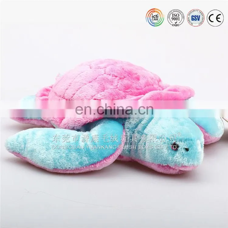 ICTI audited plush toys manufactory plush stuffed soft turtle toy with red cap