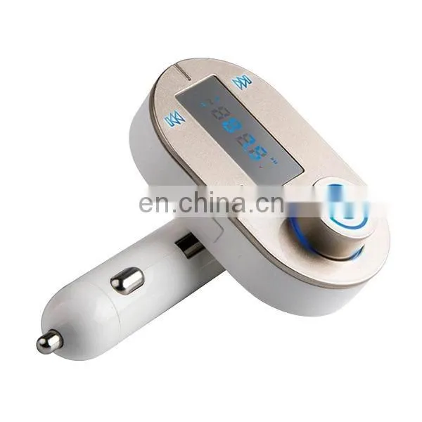 2016 T9S Wireless Bluetooth Car Kit MP3 Player FM Transmitter A2DP with USB Charging Port Music Control Hands-Free Call