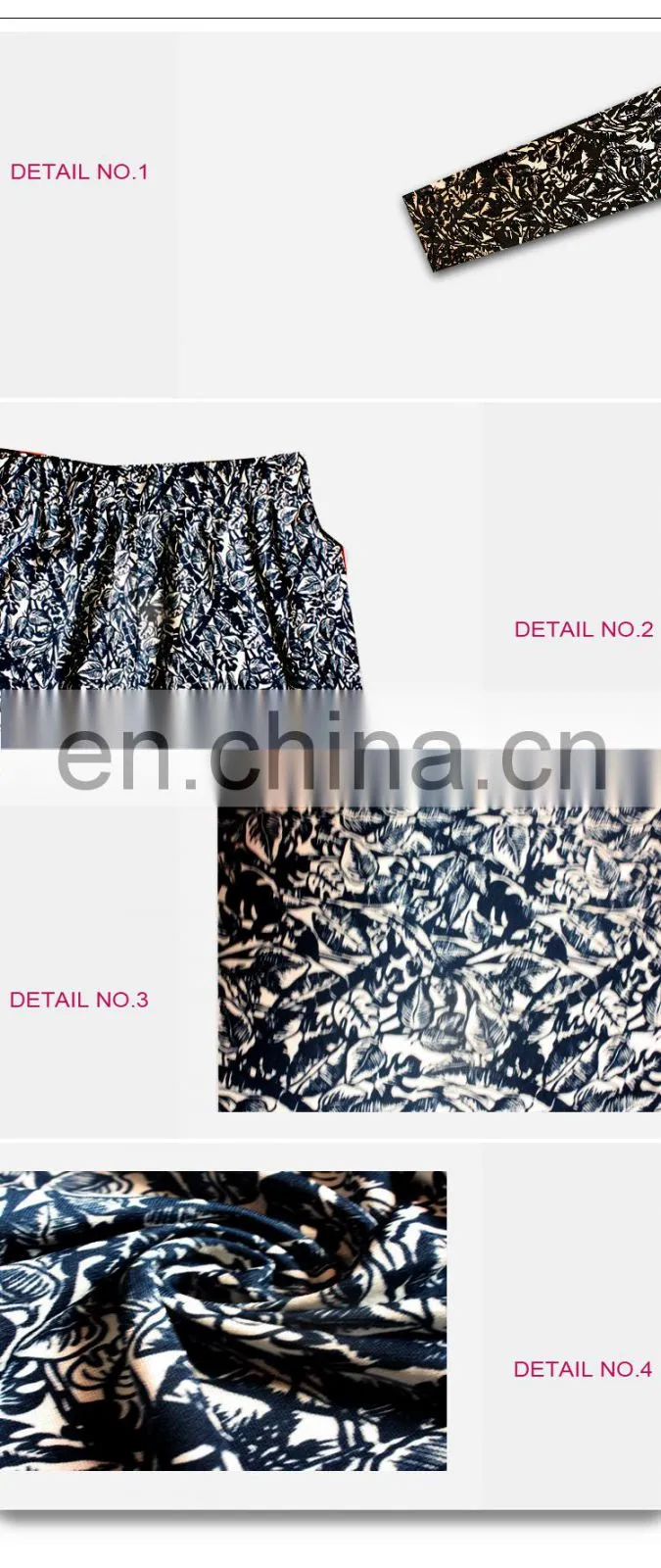 middle age women wearing printing pattern new design pant