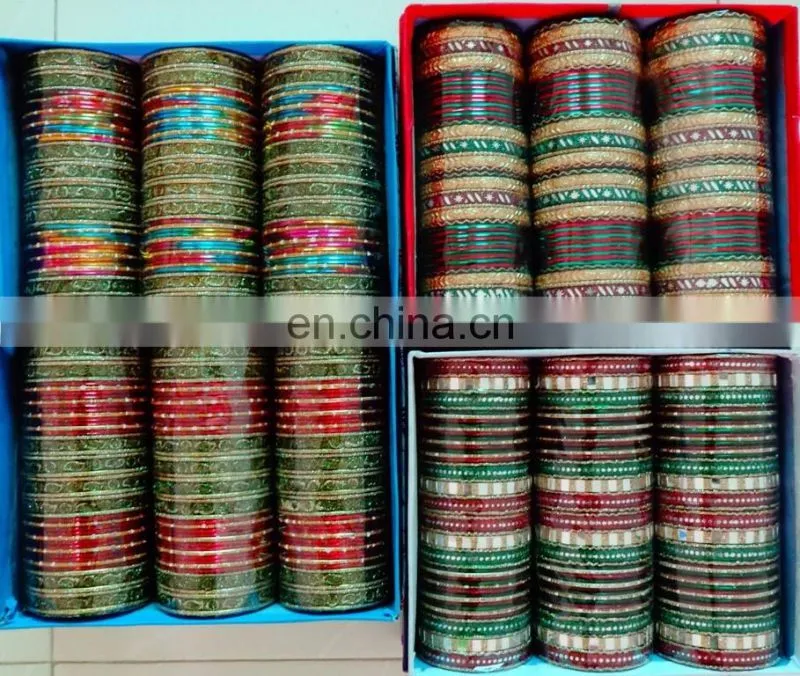 One gram gold plated bangle set - South india gold plated kada set - Wedding wear bangles - Wholesale traditional bangle