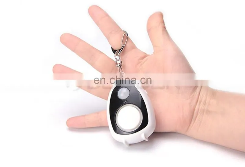 Mini Keychain Home Office Personal Panic Button Alarm with Infrared Detectors