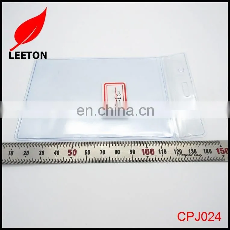 Factory supply cheap plastic PVC school card holder