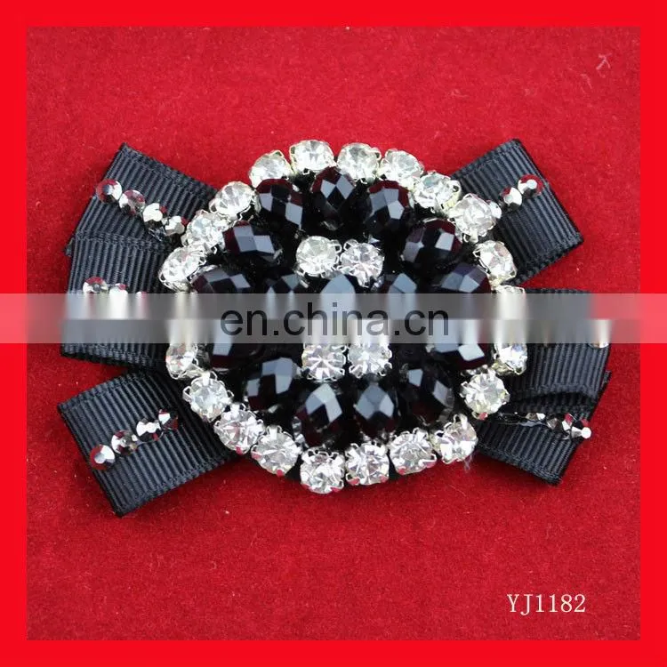 rhinestone and acrylic stone shoe accessories