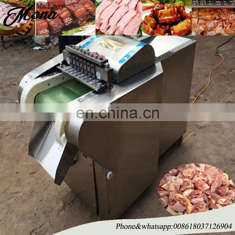 Frozen chicken cube cutting machine /meat slicer cutter