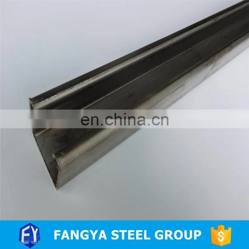 C channel ! c 200*60*20*2.5mm galvanized u beam steel c channel