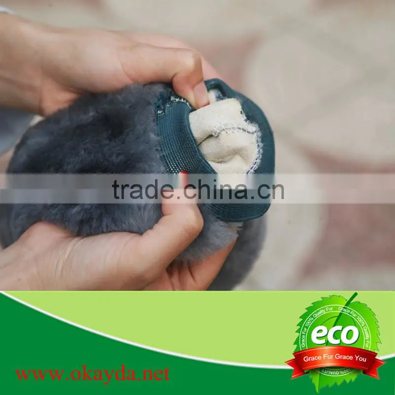 car cleaning glove sheepskin car washing tools 100% natural wool