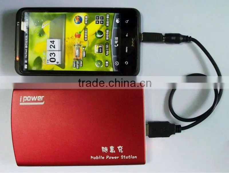 5000mAh external battery pack for laptop mobile phone camera
