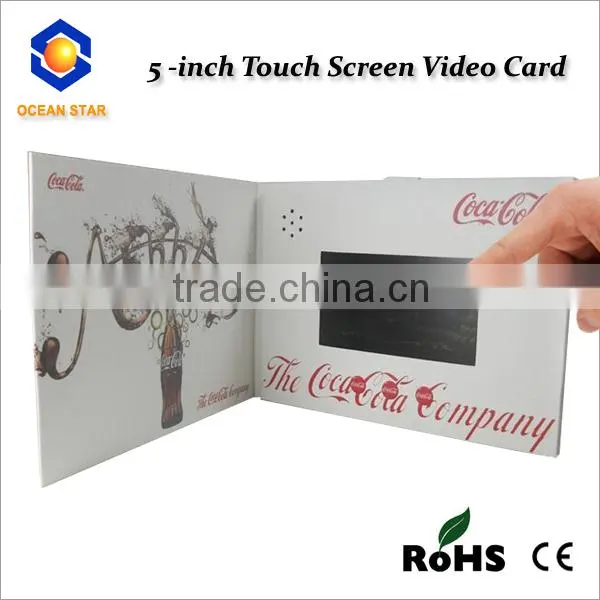 5Inch LCD Video Card with Touch Panel