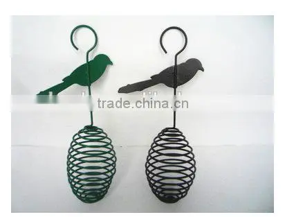 large window Metal hanging round Bird feeder
