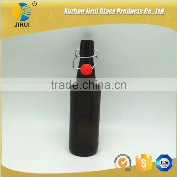 500ml Amber Swing-top Glass Wine Bottle