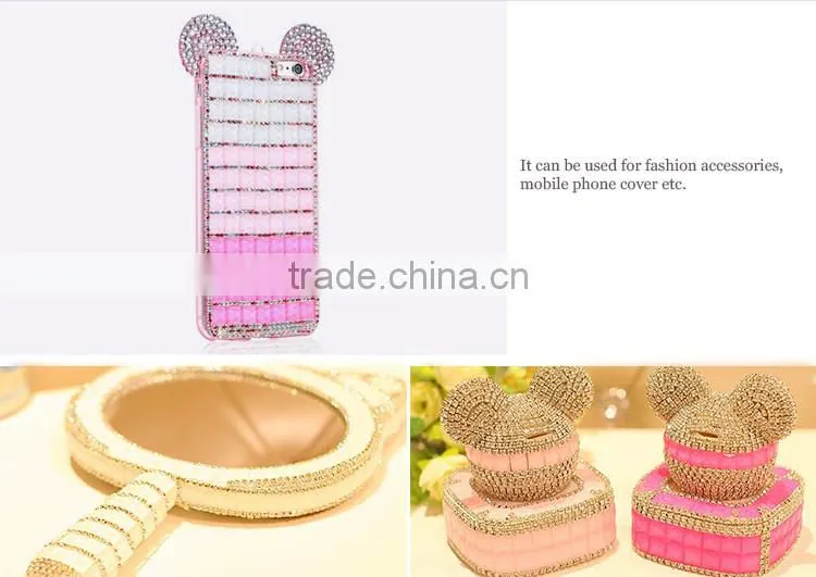 Crystal Rhinestone Sticker Sheet used for Shoes, Headband, Nail Art, Clothes, Bags
