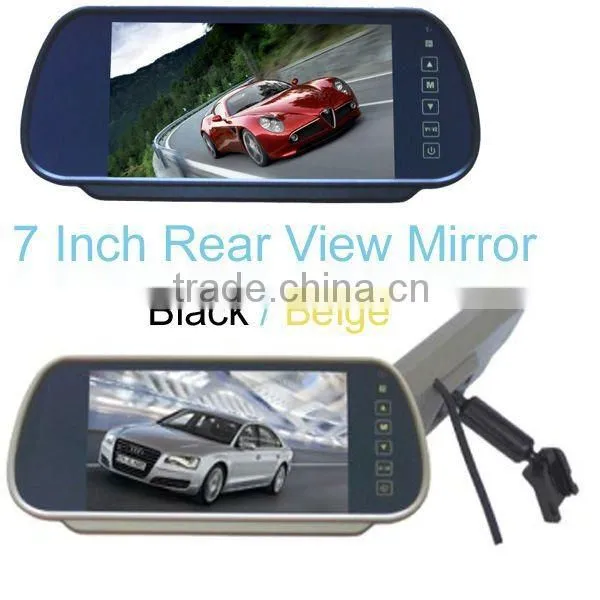Hot car MP5 +7 inch rear view mirror car monitor