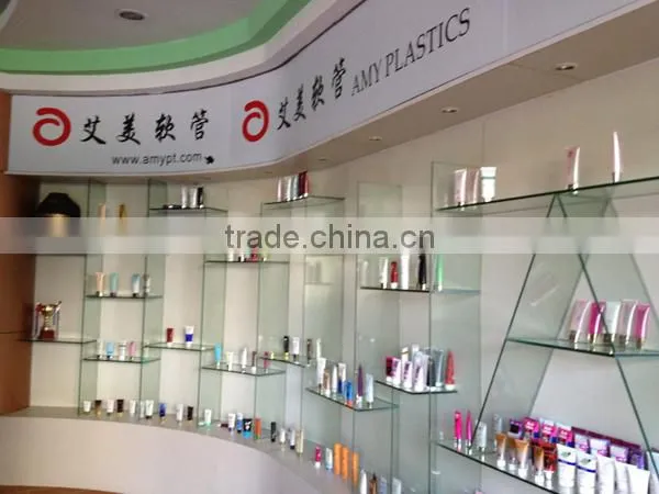 Acrylic cover with plastic tube for cosmetic package