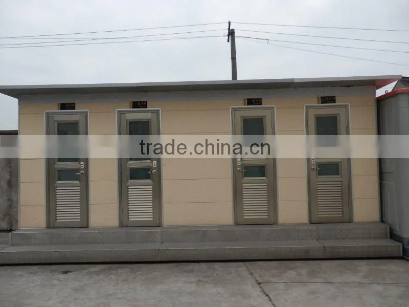 2013 Latest Sandwich Panel Prefabricated Outdoor relocatable washroom