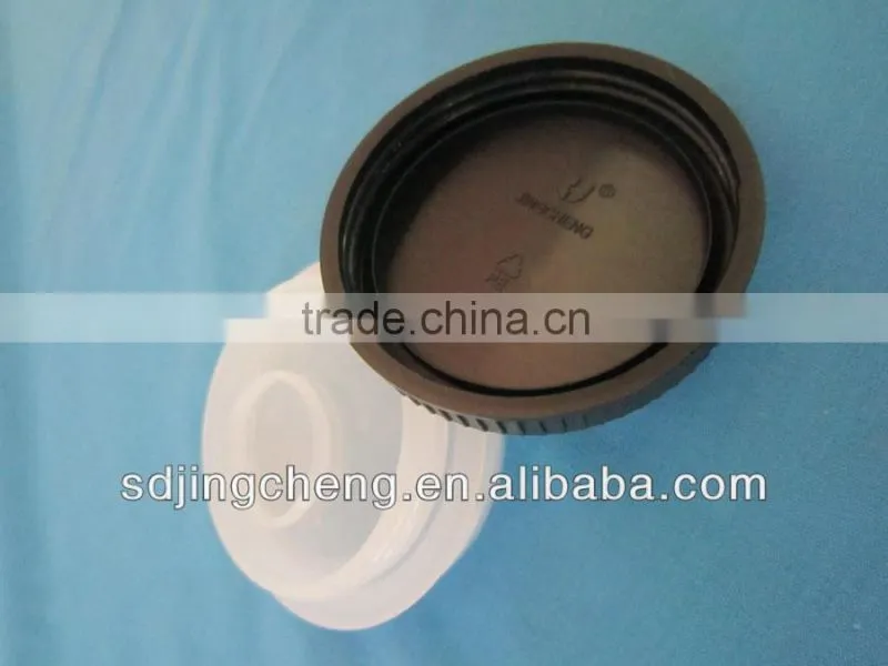 57mm spill proof Plastic screw end cap and closure