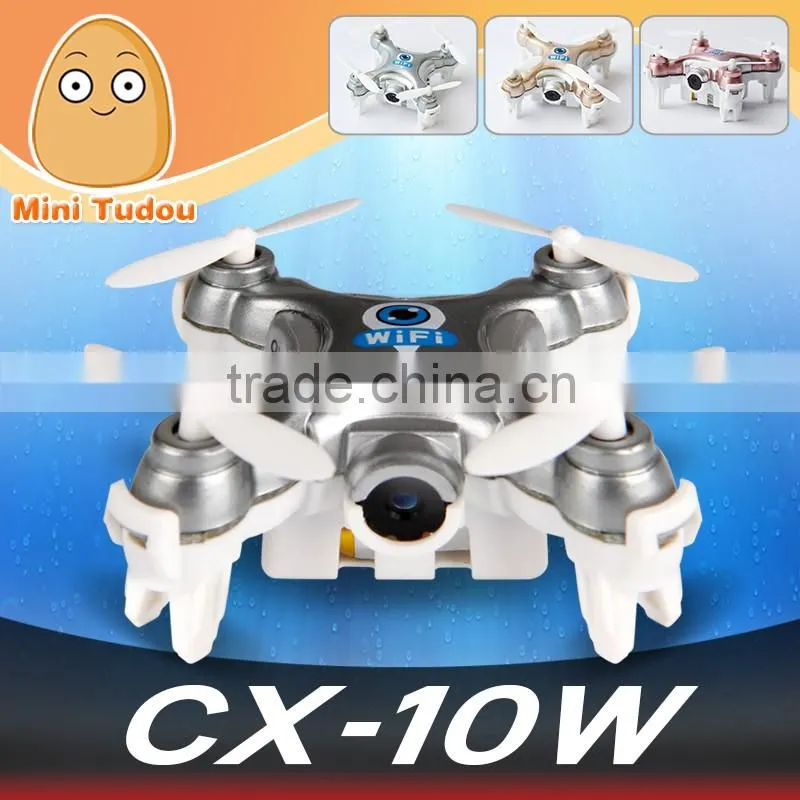 2016 new drone cheerson cx-10WD-TX barometer height IOS and andriod controlled wifi fpv rc quad copter