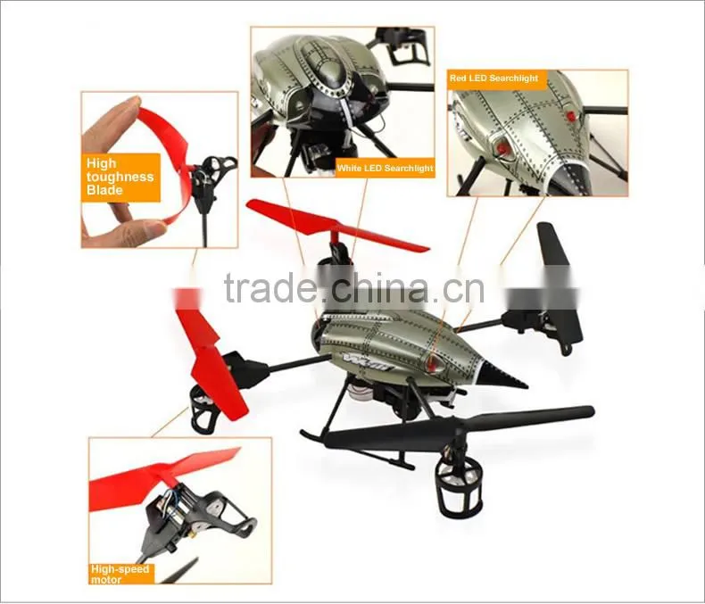 2.4GHz 4CH beetle WL toy v959 of rc parrot drone with camera, gyro,3D RC UFO