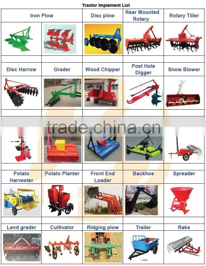 Hanwo brand 110hp 4wd tractor for sale