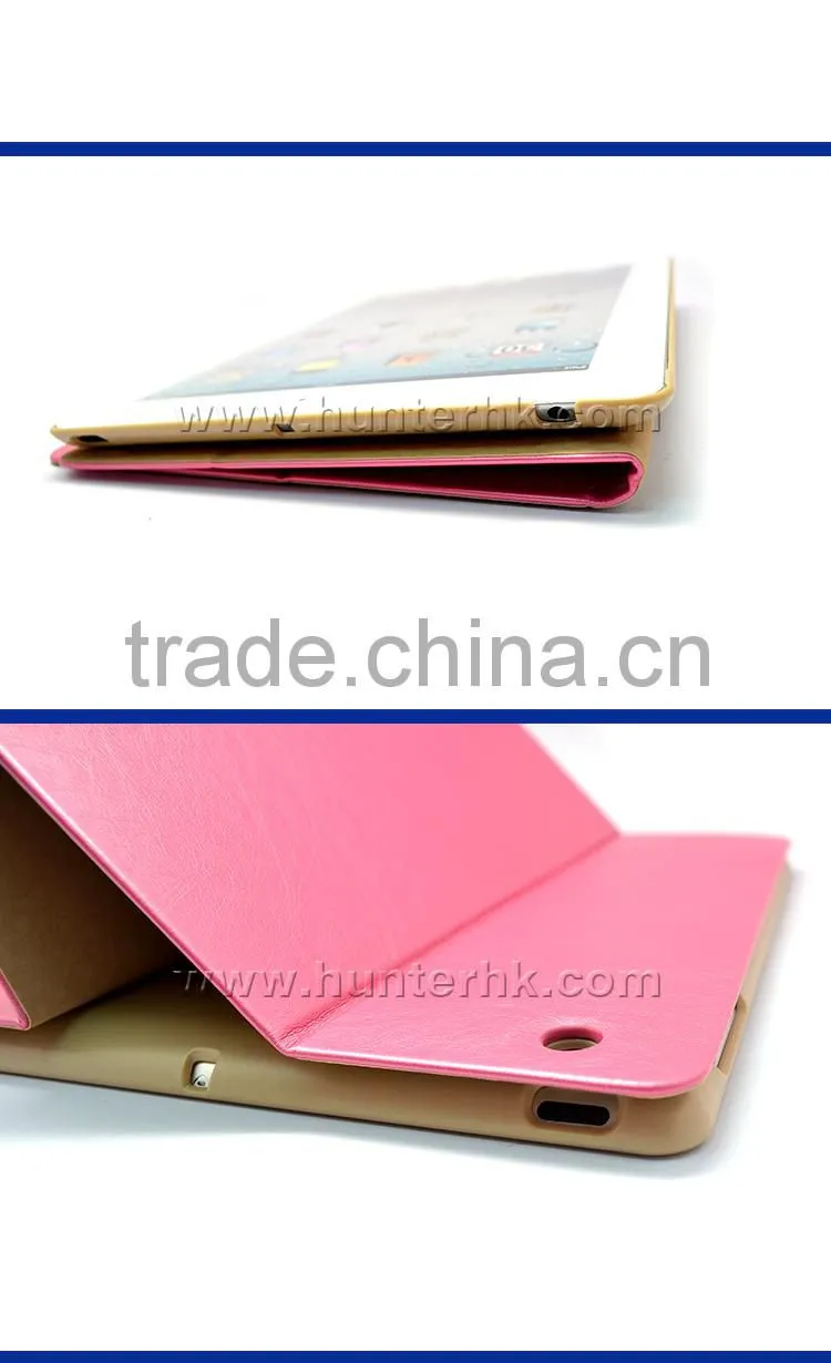 Soft Material PU Leather Tablet Case For iPad 2