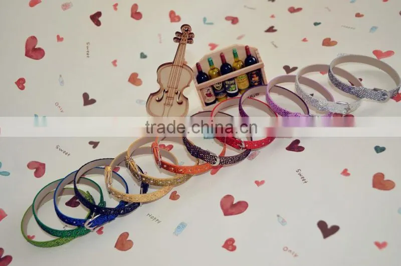 Wholesale Glitter Leather Bracelets