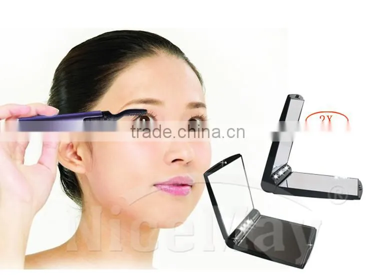 Wholesale Square OEM ODM Cosmetic Mirror with 3 LED Lights