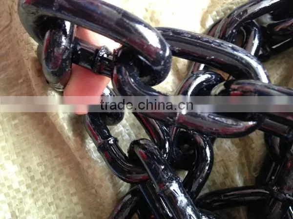 Black paint chain or black link chain