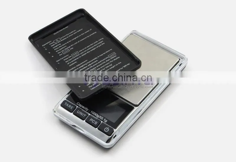 100g to 1000g Capacity 0.1g/0.01g Blue LCD Display DS16 Digital Scale